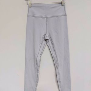 Women's Light Grey Til You Collapse Leggings (Med)